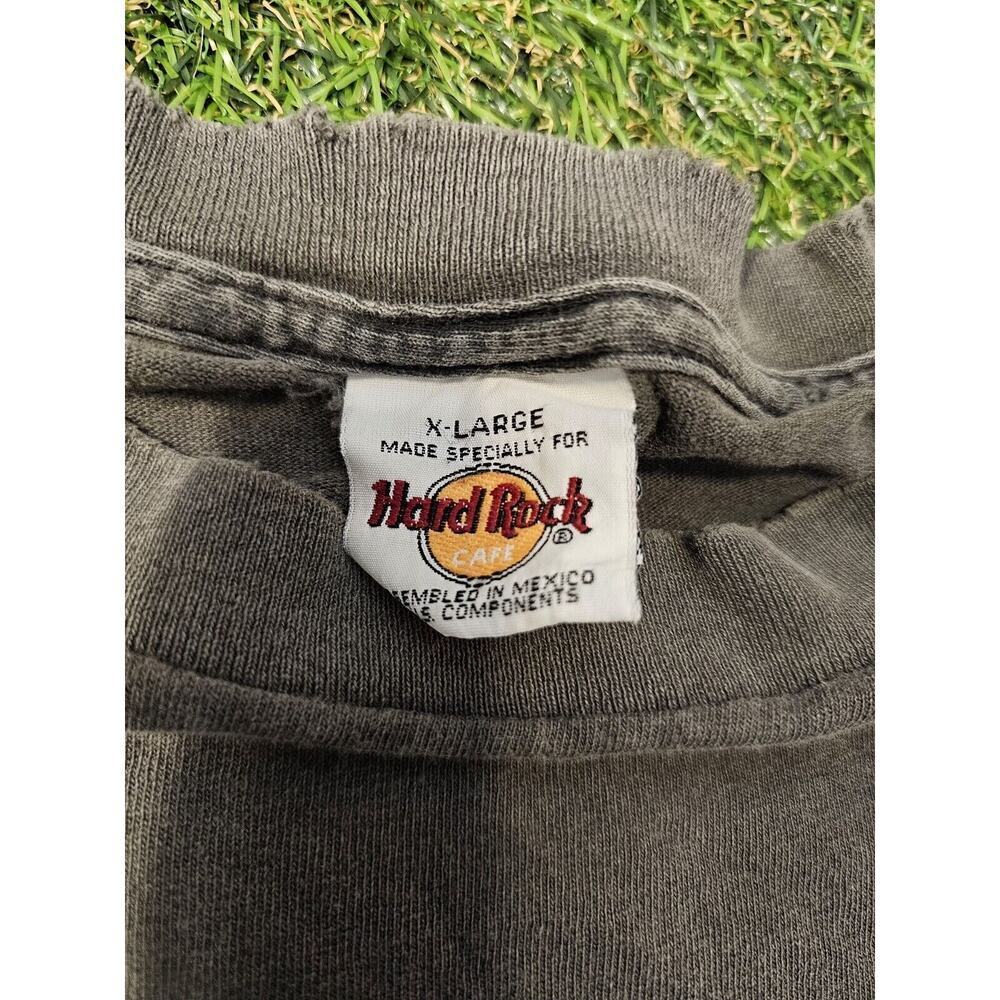Vintage 1998 Hard Rock Cafe Kona Hawaii T-Shirt Size XL DISTRESSED Faded Fire - Picture 6 of 10